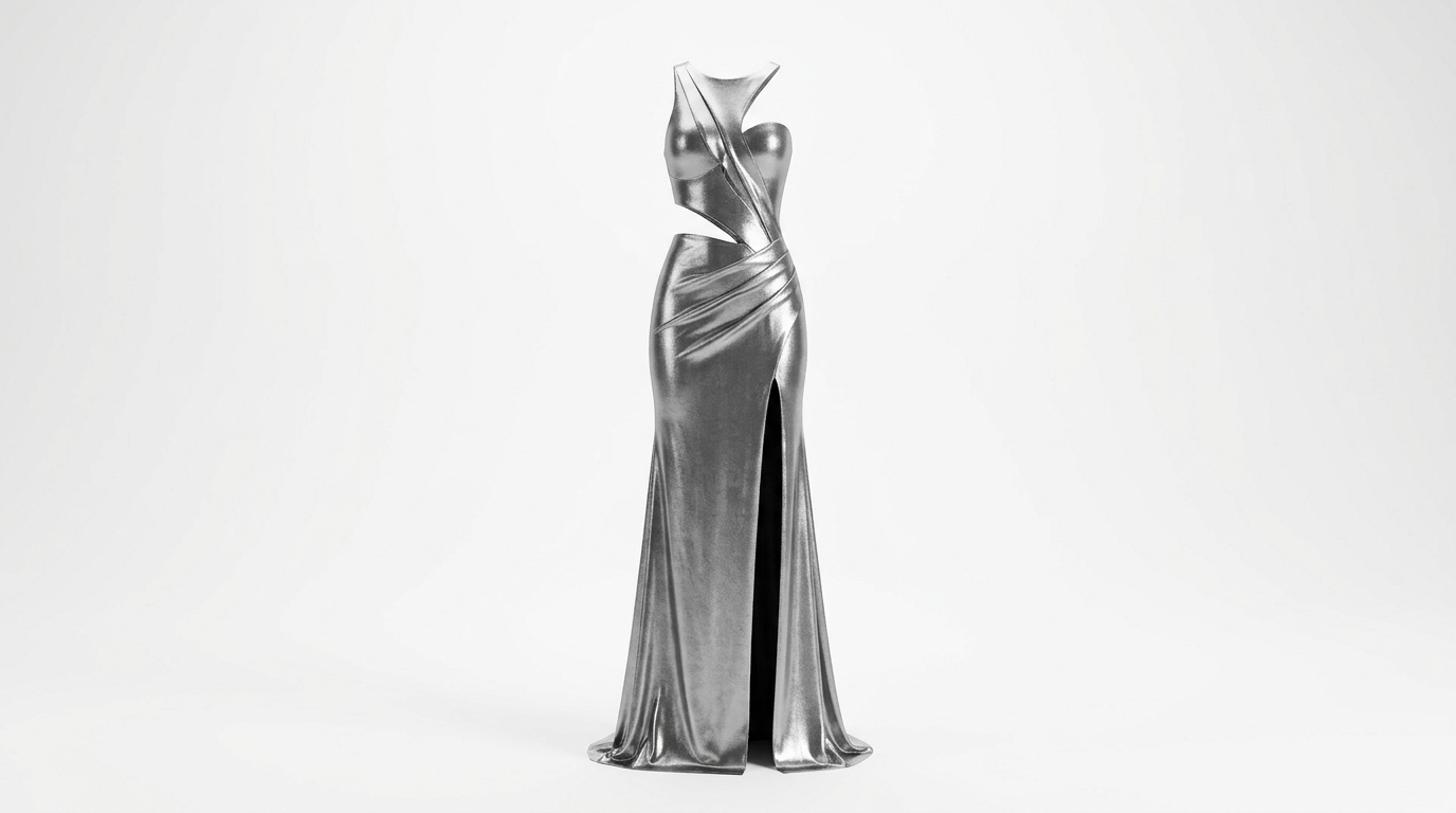 Vestido Metálico Astrée